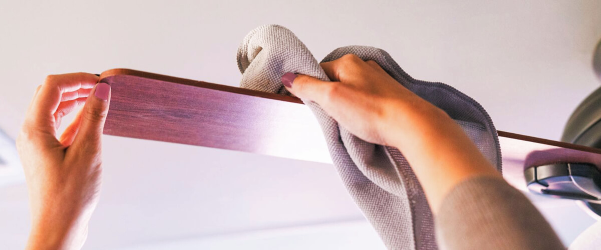 cleaning your ceiling fan