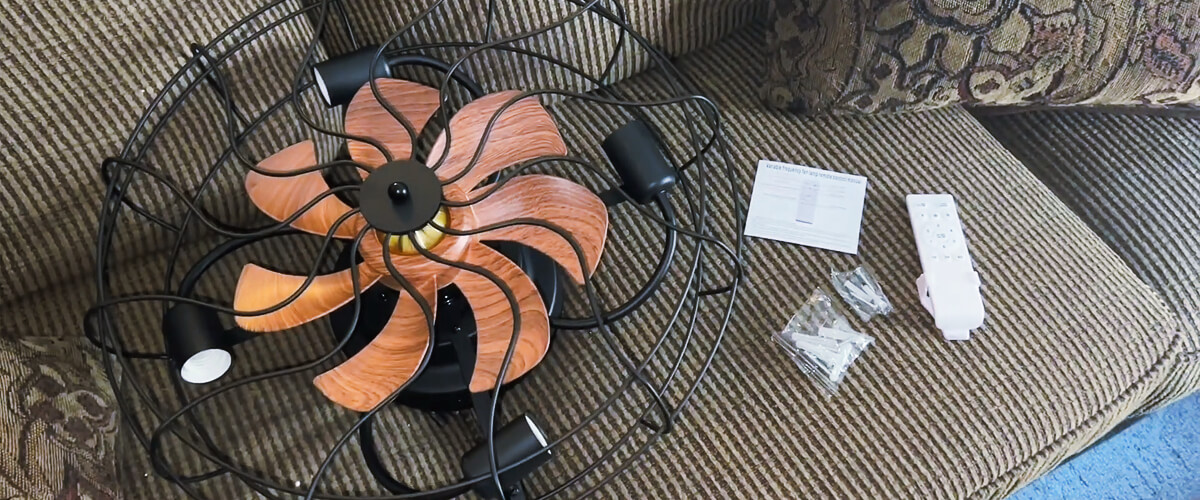 DIDER bladeless ceiling fan installation