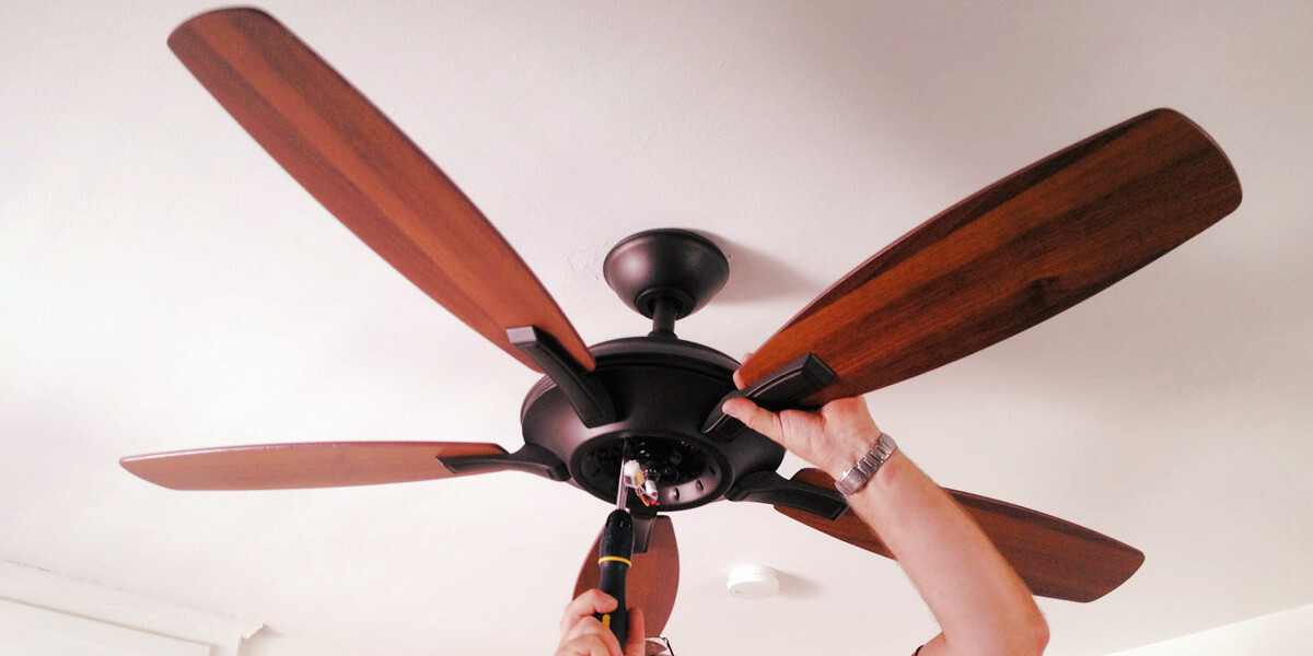 how to fix a noisy ceiling fan?