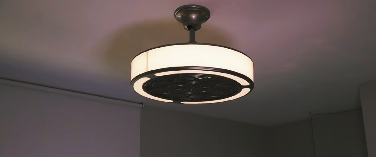 Jinweite bladeless ceiling fan installation