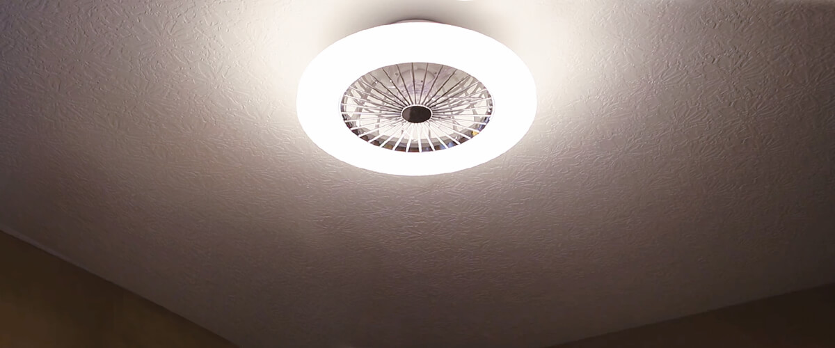 YANASO bladeless ceiling fan installation